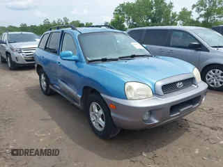 2004 Hyundai Santa Fe GLS with VIN KM8SC13D04U815037, listed as a IAAI auction lot 42549574 with 168,321 mi miles and . Bid and sale history available at DreamBid. Image 1.