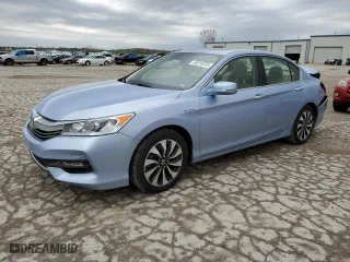 2017 Honda Accord Hybrid EX-L with VIN JHMCR6F58HC001012, listed as a Copart auction lot 50310335 with 89,415 mi miles and Salvage Title. Bid and sale history available at carsss.com. Image 1.