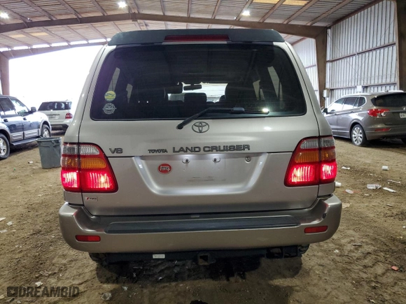 1999 Toyota Land Cruiser with VIN JT3HT05J2X0049288, listed as a Copart auction lot 42304455 with 255,285 mi miles and Salvage Title. Bid and sale history available at carsss.com. Image 6.