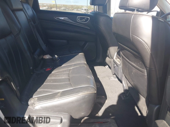 2015 Infiniti QX60 with VIN 5N1AL0MM2FC540171, listed as a IAAI auction lot 41857124 with 124,964 mi miles. Bid and sale history available at carsss.com. Image 8.