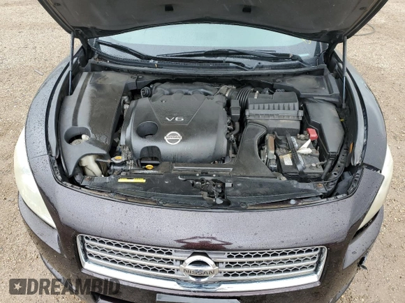 2010 Nissan Maxima SV with VIN 1N4AA5AP6AC805386, listed as a Copart auction lot 58983035 with 210,062 mi miles and Salvage title. Bid and sale history available at DreamBid. Image 11.