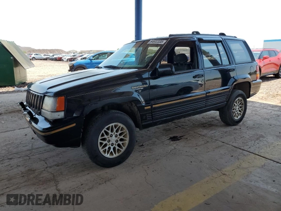 1994 Jeep Grand Cherokee Limited with VIN 1J4GZ78S5RC304501, listed as a Copart auction lot 64632335 with 184,333 mi miles and Salvage title. Bid and sale history available at DreamBid. Image 1.