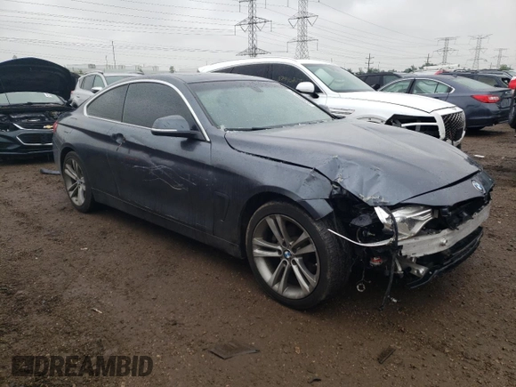 2016 BMW 4 Series 428i xDrive with VIN WBA3N9C50GK249856, listed as a Copart auction lot 57449925 with 87,532 mi miles and Salvage title. Bid and sale history available at DreamBid. Image 4.