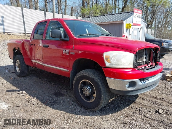 2008 Dodge 2500 ST with VIN 3D7KS28D786192388, listed as a IAAI auction lot 42106071 with 225,346 mi miles. Bid and sale history available at carsss.com. Image 1.