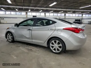 2013 Hyundai Elantra GLS with VIN 5NPDH4AE0DH411385, listed as a Copart auction lot 46824195 with 156,483 mi miles and Salvage Title. Bid and sale history available at carsss.com. Image 2.
