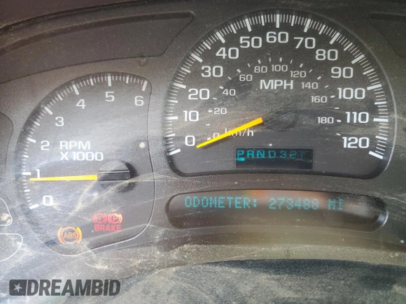 2005 Chevrolet Tahoe Z71 with VIN 1GNEC13T65R205292, listed as a Copart auction lot 57289505 with 273,488 mi miles and Clean title. Bid and sale history available at DreamBid. Image 9.
