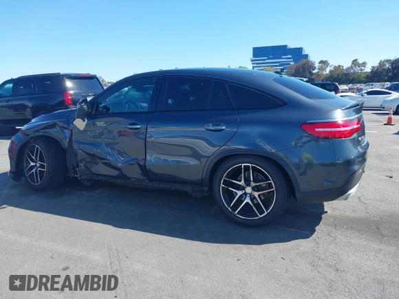 2016 Mercedes-Benz GLE 450 AMG with VIN 4JGED6EB3GA031444, listed as a IAAI auction lot 41945903 with 45,219 mi miles and . Bid and sale history available at DreamBid. Image 15.