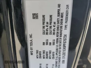2023 Tesla Model 3 с VIN 5YJ3E1EA9PF676724, выставлен на аукционе Copart как лот 46357805 с пробегом Не указан миль и Списание • Salvage title. История ставок и продаж доступна на DreamBid. Изображение 14.