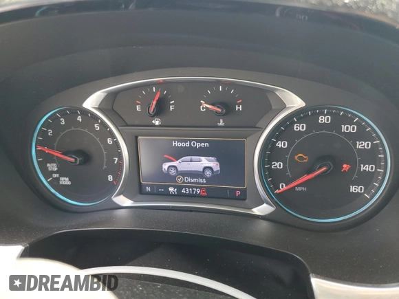 2020 Chevrolet Traverse High Country with VIN 1GNEVNKW6LJ186476, listed as a Copart auction lot 52588905 with 43,179 mi miles and Salvage Title. Bid and sale history available at carsss.com. Image 9.
