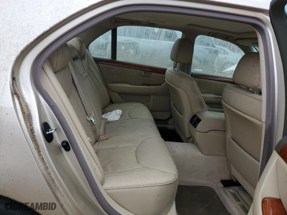 2006 Lexus LS 430 with VIN JTHBN36F365043328, listed as a Copart auction lot 41435985 with 0 mi miles and Salvage Title. Bid and sale history available at carsss.com. Image 10.