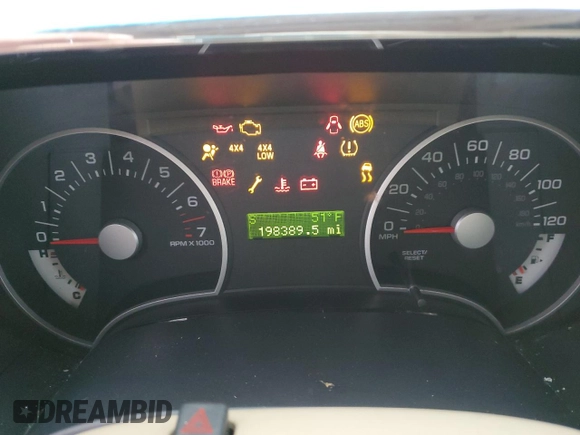 2008 Ford Explorer XLT with VIN 1FMEU73E08UB15868, listed as a Copart auction lot 48079474 with 198,389 mi miles and Non Repairable. Bid and sale history available at DreamBid. Image 9.