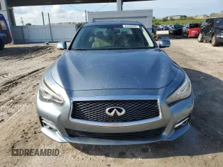 2014 Infiniti Q50 Premium with VIN JN1BV7AP3EM680901, listed as a Copart auction lot 64096895 with 105,495 mi miles and Clean title. Bid and sale history available at DreamBid. Image 5.
