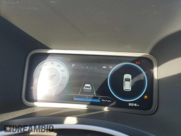 2022 Hyundai Kona N Line with VIN KM8K3CA31NU826992, listed as a Copart auction lot 84766394 with 30,318 mi miles and Salvage Title. Bid and sale history available at carsss.com. Image 9.