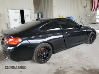2017 BMW 4 Series 440i with VIN WBA4P1C52HK522510, listed as a Copart auction lot 76558174 with 76,685 mi miles and Salvage Title. Bid and sale history available at carsss.com. Image 3.