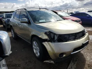 2007 Nissan Murano S with VIN JN8AZ08W47W660458, listed as a Copart auction lot 72420424 with 63,868 mi miles and Salvage Title. Bid and sale history available at carsss.com. Image 4.