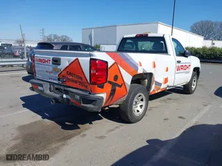 2018 Chevrolet Silverado 1500 Work Truck with VIN 1GCNCNEH2JZ148429, listed as a IAAI auction lot 41709655 with 121,637 mi miles. Bid and sale history available at carsss.com. Image 4.