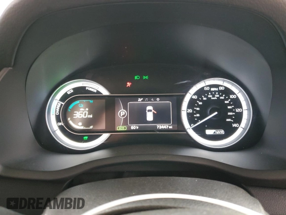 2019 Kia Niro LX with VIN KNDCB3LC4K5305022, listed as a Copart auction lot 53346115 with 73,447 mi miles and Salvage Title. Bid and sale history available at carsss.com. Image 9.