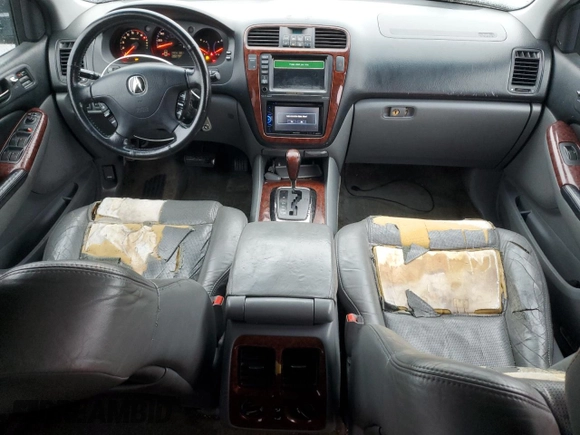 2004 Acura MDX Touring Pkg w/Navigation with VIN 2HNYD18844H524884, listed as a Copart auction lot 43446745 with 282,799 mi miles and Salvage Title. Bid and sale history available at carsss.com. Image 8.