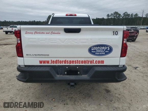 2023 Chevrolet Silverado 1500 Work Truck with VIN 3GCNAAED0PG104319, listed as a Copart auction lot 42690305 with 24,108 mi miles and Salvage Title. Bid and sale history available at carsss.com. Image 6.