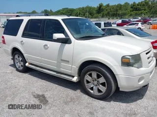 2007 Ford Expedition Limited z VIN 1FMFU19527LA24100, wystawiony jako IAAI lot #42360613 z przebiegiem 218 331 mil mil oraz . Historia ofert i sprzedaży dostępna na DreamBid. Obrazek 1.