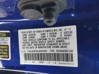 2018 Acura TLX w/A-SPEC Pkg with VIN 19UUB3F60JA003003, listed as a IAAI auction lot 41701363 with 142,073 mi miles. Bid and sale history available at carsss.com. Image 9.