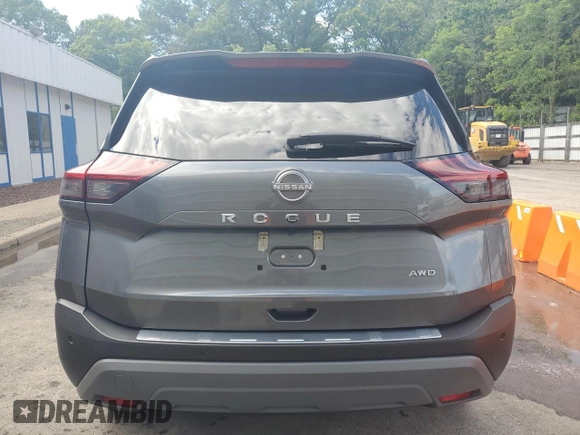 2023 Nissan Rogue S with VIN 5N1BT3AB5PC910183, listed as a Copart auction lot 59811945 with 26,281 mi miles and Clean title. Bid and sale history available at DreamBid. Image 6.