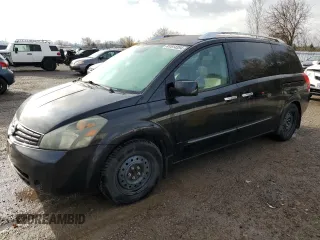 2007 Nissan Quest S with VIN 5N1BV28U87N105892, listed as a Copart auction lot 81514394 with 214,210 mi miles and Clean Title. Bid and sale history available at carsss.com. Image 1.