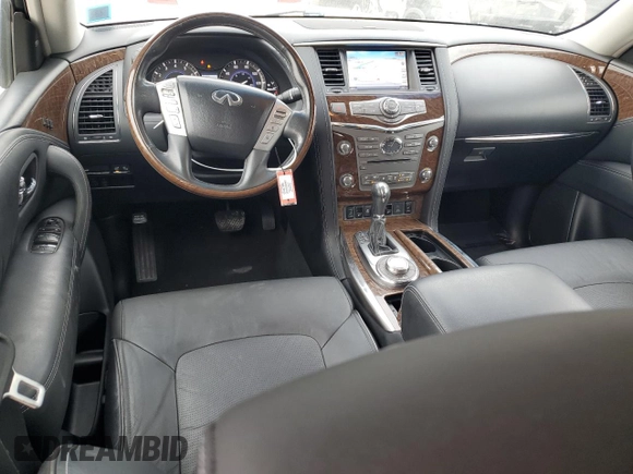 2015 Infiniti QX80 with VIN JN8AZ2NC1F9370326, listed as a Copart auction lot 71500934 with 101,151 mi miles and Salvage Title. Bid and sale history available at carsss.com. Image 8.