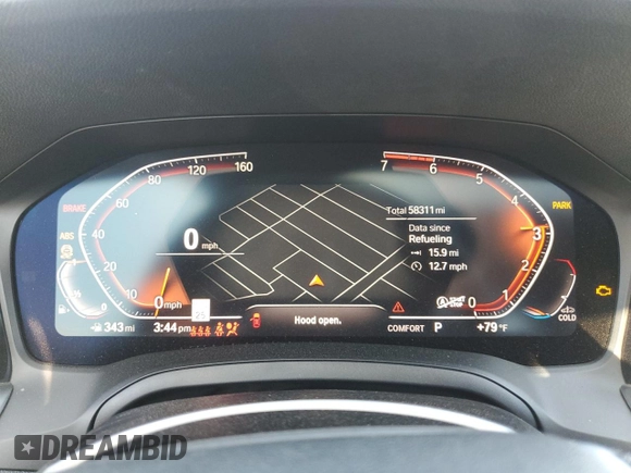 2019 BMW 3 Series 330i z VIN WBA5R1C57KFH22056, wystawiony jako Copart lot #49896985 z przebiegiem 58 311 mil mil oraz Szkody całkowita. Historia ofert i sprzedaży dostępna na DreamBid. Obrazek 9.