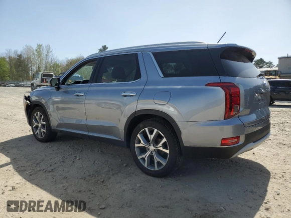 2020 Hyundai Palisade SEL with VIN KM8R4DHE4LU150995, listed as a Copart auction lot 53792915 with 44,181 mi miles and Salvage title. Bid and sale history available at DreamBid. Image 2.
