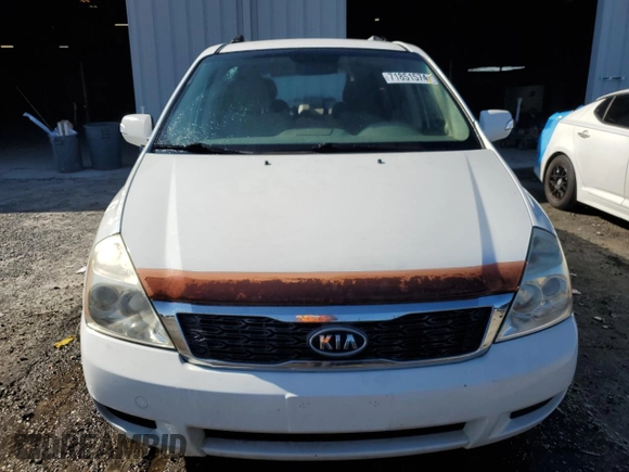2012 Kia Sedona LX with VIN KNDMG4C74C6427812, listed as a Copart auction lot 71851574 with 89,864 mi miles and Salvage Title. Bid and sale history available at carsss.com. Image 5.
