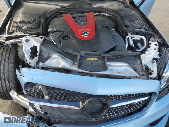 2018 Mercedes-Benz C 43 AMG with VIN 55SWF6EB5JU251989, listed as a Copart auction lot 44369745 with 94,389 mi miles and Salvage Title. Bid and sale history available at carsss.com. Image 11.