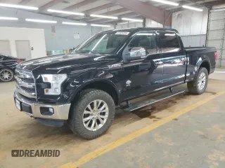 2016 Ford F-150 XLT with VIN 1FTFW1EF5GFA56650, listed as a Copart auction lot 61065955 with 149,377 mi miles and Salvage title. Bid and sale history available at DreamBid. Image 1.