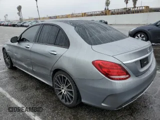 2016 Mercedes-Benz C 450 AMG with VIN 55SWF6EB1GU131373, listed as a Copart auction lot 45227155 with 100,091 mi miles and Salvage Title. Bid and sale history available at carsss.com. Image 2.