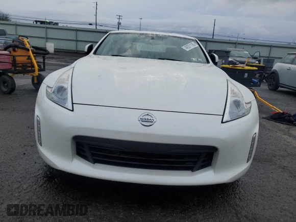 2015 Nissan 370Z with VIN JN1AZ4EH2FM440869, listed as a Copart auction lot 49371185 with 0 mi miles and Salvage Title. Bid and sale history available at carsss.com. Image 5.