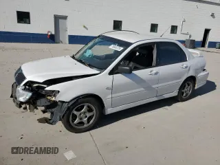 2002 Mitsubishi Lancer OZ-Rally with VIN JA3AJ86E72U081253, listed as a Copart auction lot 48244185 with 260,671 mi miles and Salvage Title. Bid and sale history available at carsss.com. Image 1.