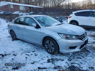 2015 Honda Accord Sedan LX with VIN 1HGCR2F33FA053540, listed as a Copart auction lot 85007474 with 108,413 mi miles and Salvage Title. Bid and sale history available at carsss.com. Image 4.