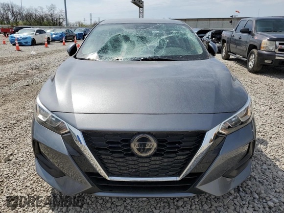 2020 Nissan Sentra S with VIN 3N1AB8BV5LY299889, listed as a Copart auction lot 52877605 with 8,971 mi miles and Salvage Title. Bid and sale history available at carsss.com. Image 5.
