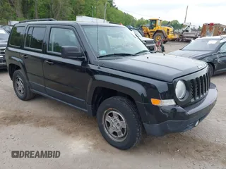 2014 Jeep Patriot Sport with VIN 1C4NJRBB3ED879757, listed as a IAAI auction lot 42241511 with 126,135 mi miles and . Bid and sale history available at carsss.com. Image 1.