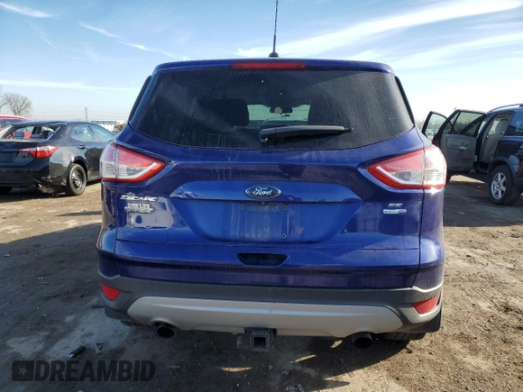 2014 Ford Escape SE with VIN 1FMCU9GX6EUD16166, listed as a Copart auction lot 83913634 with 123,624 mi miles and Salvage Title. Bid and sale history available at carsss.com. Image 6.