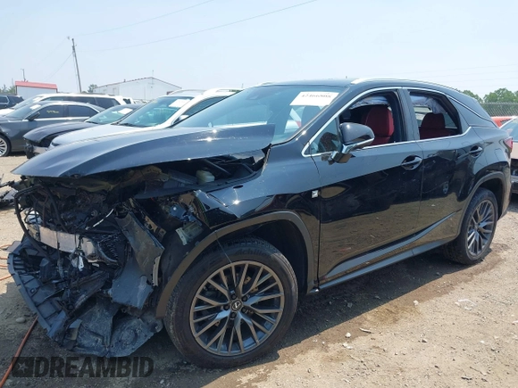 2021 Lexus RX 350 F Sport with VIN 2T2SZMDAXMC308020, listed as a IAAI auction lot 42466808 with 57,465 mi miles and . Bid and sale history available at DreamBid. Image 6.