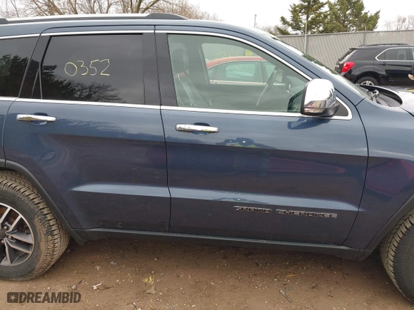 2020 Jeep Grand Cherokee Limited with VIN 1C4RJFBG6LC416672, listed as a IAAI auction lot 42030352 with 89,957 mi miles. Bid and sale history available at carsss.com. Image 13.