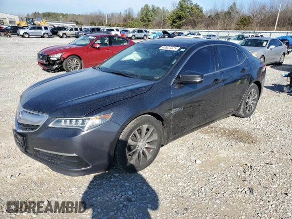 2016 Acura TLX with VIN 19UUB1F33GA015164, listed as a Copart auction lot 43807375 with 195,648 mi miles and Salvage Title. Bid and sale history available at carsss.com. Image 1.