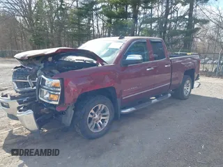 2015 Chevrolet Silverado 1500 LT with VIN 1GCVKREC5FZ155994, listed as a IAAI auction lot 41847261 with 1 mi miles. Bid and sale history available at carsss.com. Image 2.