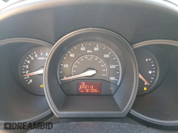 2012 Kia Rio LX with VIN KNADM5A31C6044051, listed as a Copart auction lot 52248345 with 181,306 mi miles and Clean Title. Bid and sale history available at carsss.com. Image 9.