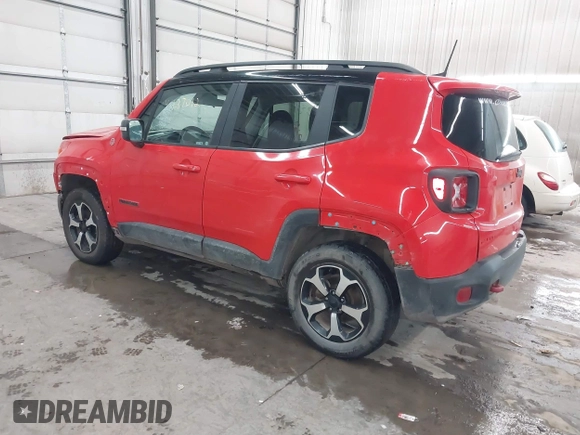 2019 Jeep Renegade Trailhawk with VIN ZACNJBC16KPK31076, listed as a IAAI auction lot 41137012 with 92,740 mi miles and . Bid and sale history available at DreamBid. Image 3.