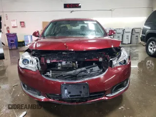 2016 Buick Regal Premium II with VIN 2G4GS5GX4G9156997, listed as a Copart auction lot 50136825 with 54,115 mi miles and Salvage Title. Bid and sale history available at carsss.com. Image 5.