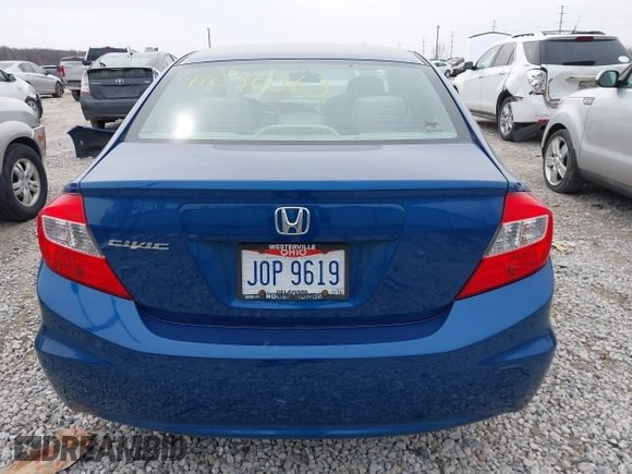 2012 Honda Civic LX z VIN 19XFB2F57CE053373, wystawiony jako IAAI lot #41836863 z przebiegiem 123 339 mil mil oraz . Historia ofert i sprzedaży dostępna na DreamBid. Obrazek 17.