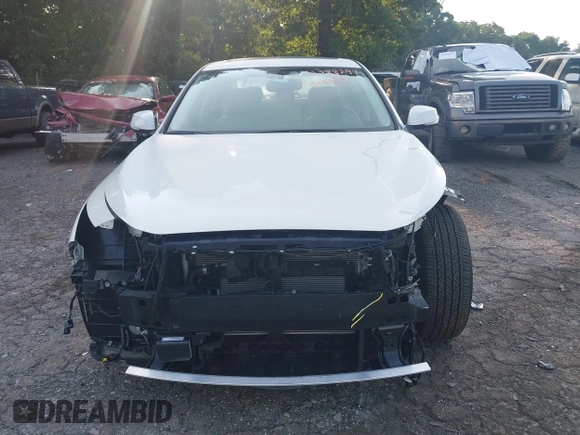 2023 Infiniti Q50 Luxe with VIN JN1EV7BP6PM512345, listed as a IAAI auction lot 42388297 with 11,204 mi miles and . Bid and sale history available at DreamBid. Image 12.