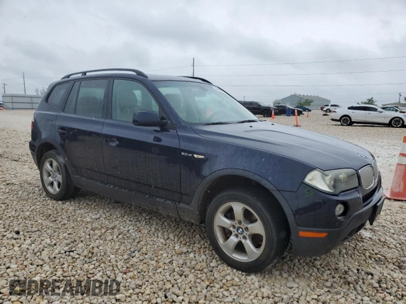 2008 BMW X3 3.0si with VIN WBXPC93438WJ16880, listed as a Copart auction lot 50837765 with 108,825 mi miles and Clean Title. Bid and sale history available at carsss.com. Image 4.